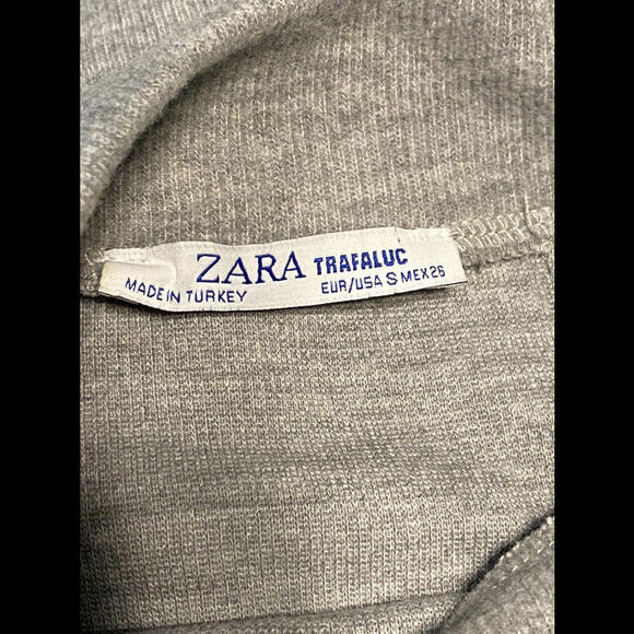 Zara Trafaluc Crop High neck Sweater Size Small - Picture 4 of 7